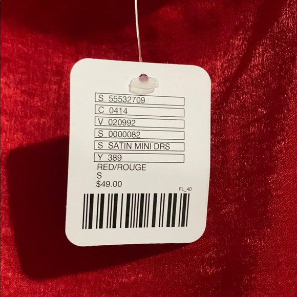 Red Slip Dress - Picture 4 of 4